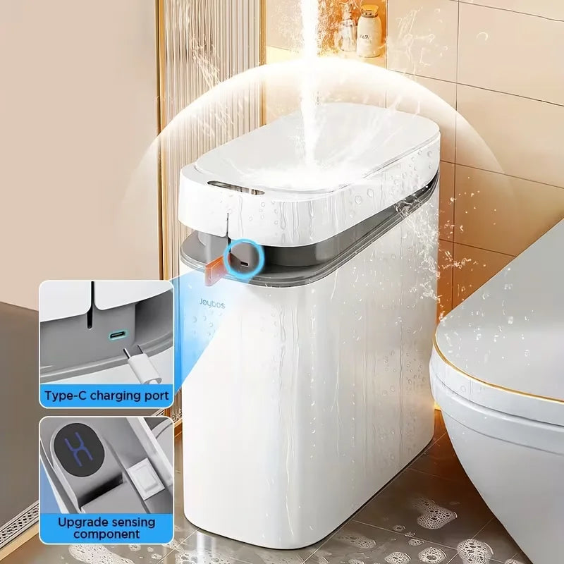Smart Sensor Trash Can — Auto Bag-Sealing, Motion Sensor Lid, Rechargeable