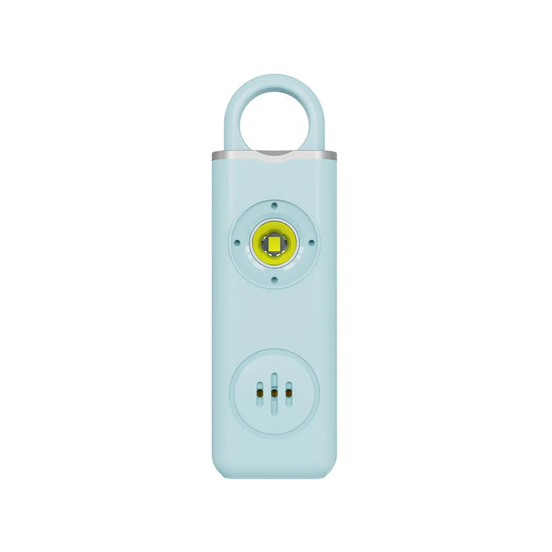 130dB Rechargeable Personal Safety Siren — Strobe Light & Keychain Alarm