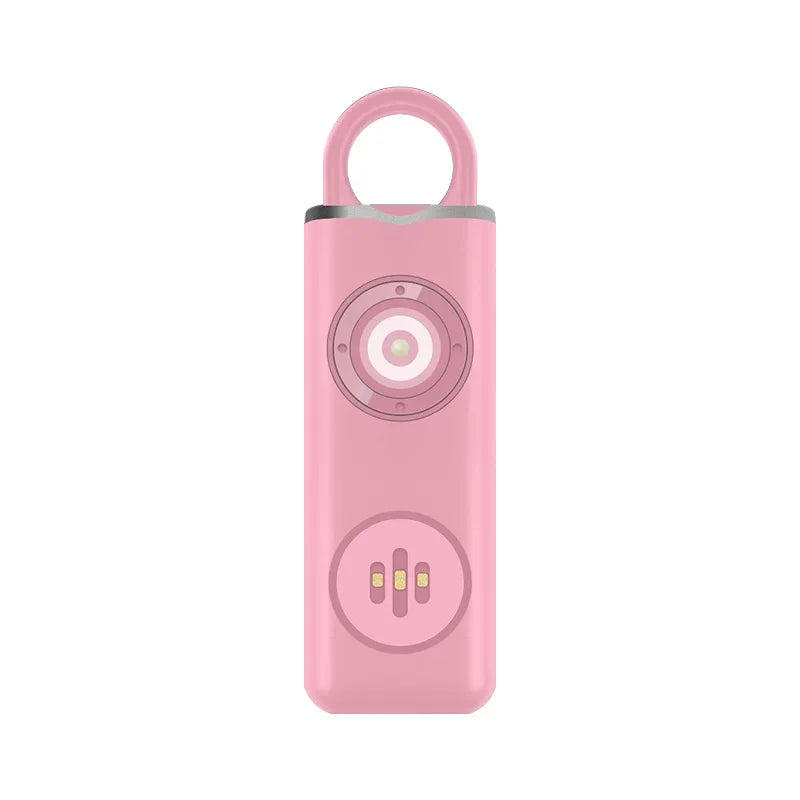 130dB Rechargeable Personal Safety Siren — Strobe Light & Keychain Alarm