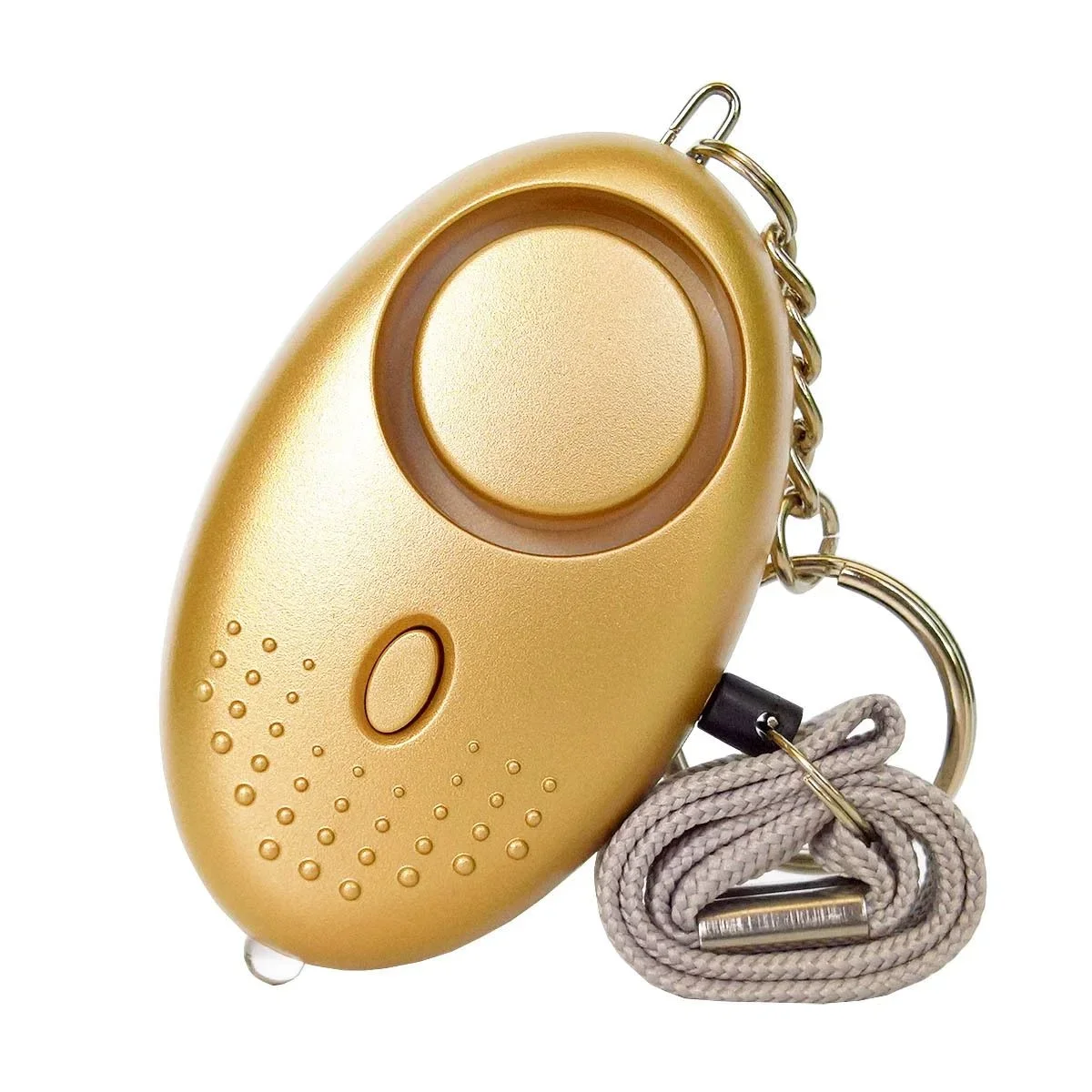 140dB Personal Safety Alarm Keychain — Emergency SOS Siren with LED Light