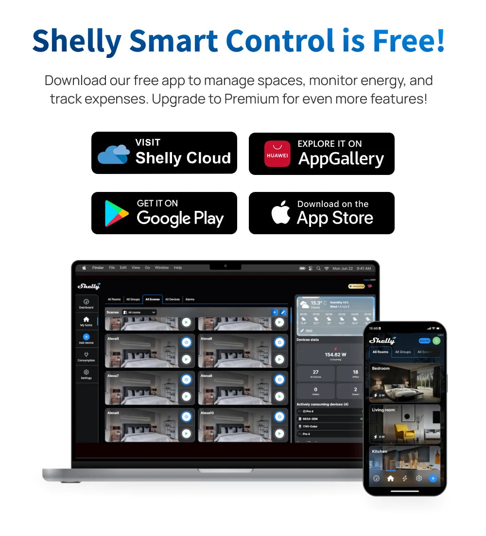 Shelly Plug US Gen4 – WiFi/Bluetooth/Zigbee Smart Outlet with Power Monitoring