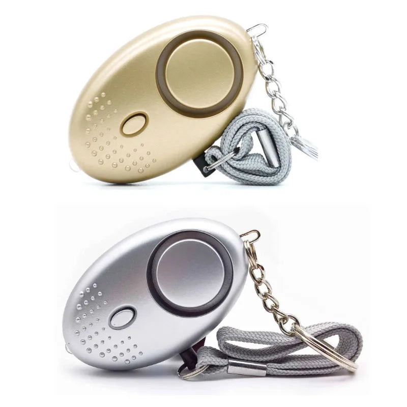 140dB Personal Safety Alarm Keychain — Emergency SOS Siren with LED Light