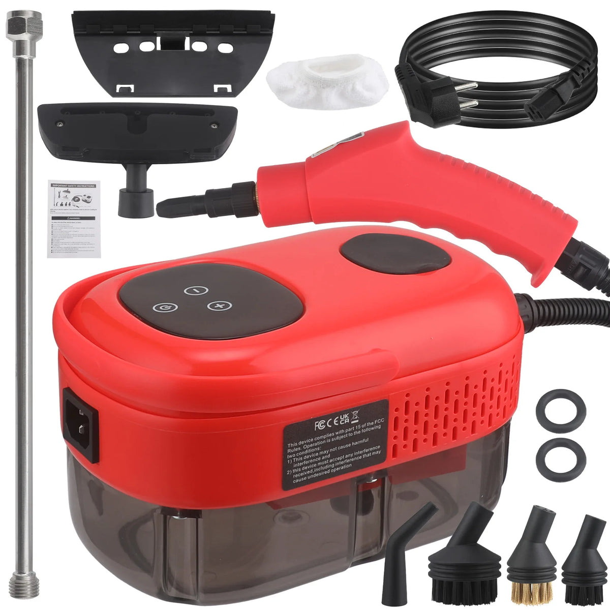 High-Power Digital Steam Cleaner — 2800W, Heavy-Duty Kitchen & Multi-Surface Cleaning