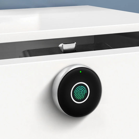 Fingerprint Cabinet Lock — Biometric Drawer & Cabinet Security, No App Required