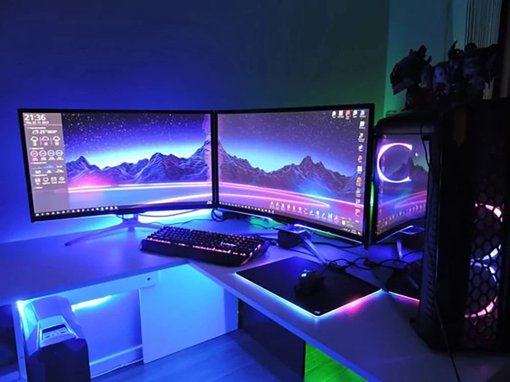 USB Bluetooth LED Strip Light – Music Sync, App + Remote Control, RGB 5050