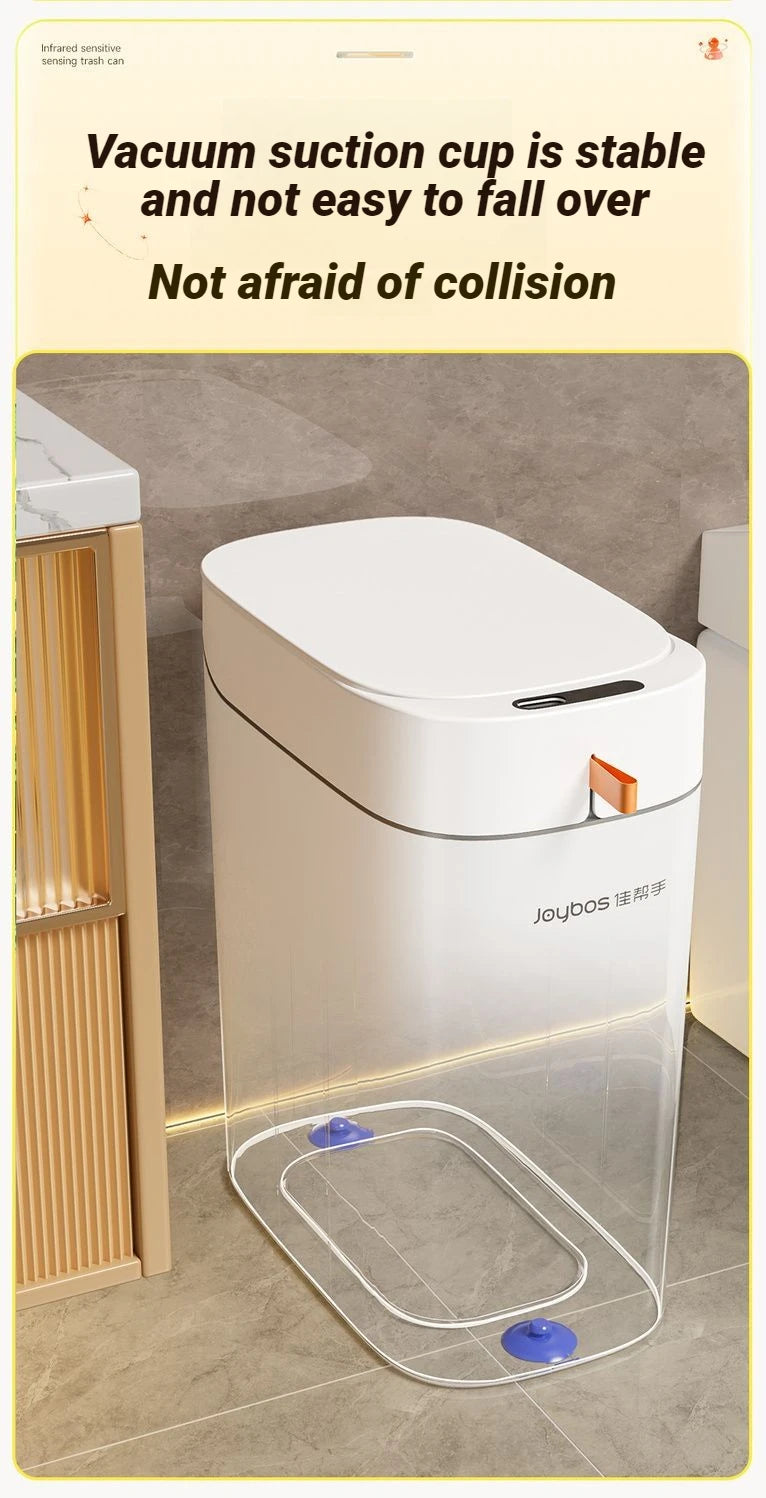 Smart Sensor Trash Can — Auto Bag-Sealing, Motion Sensor Lid, Rechargeable