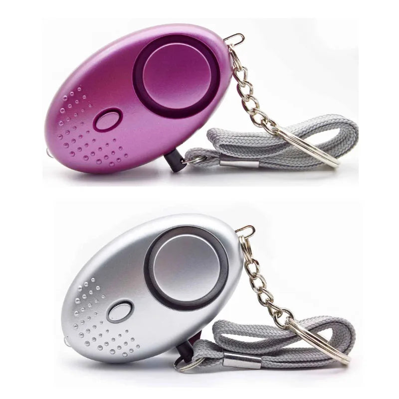 140dB Personal Safety Alarm Keychain — Emergency SOS Siren with LED Light