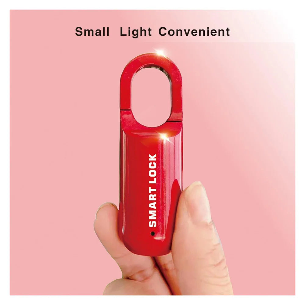 Fingerprint Smart Padlock — Waterproof, USB Rechargeable, 0.2-Second Unlock