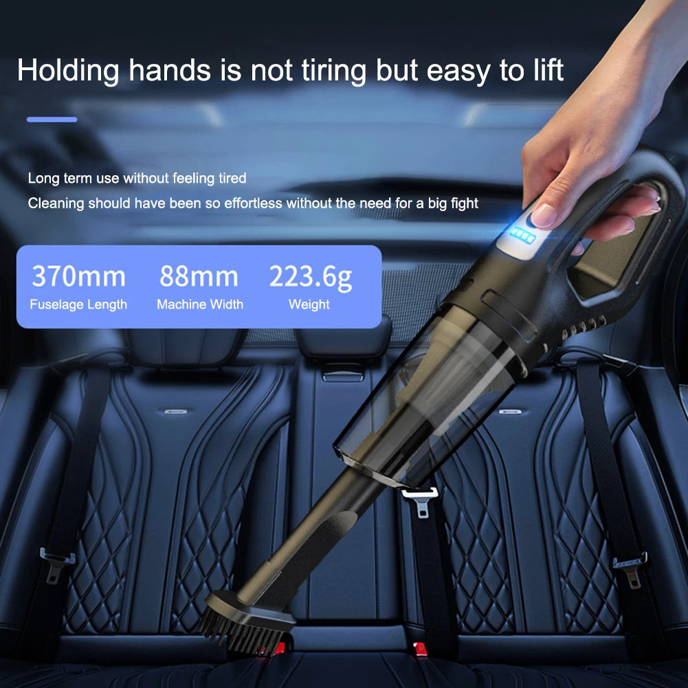 Cordless Handheld Vacuum – USB Rechargeable