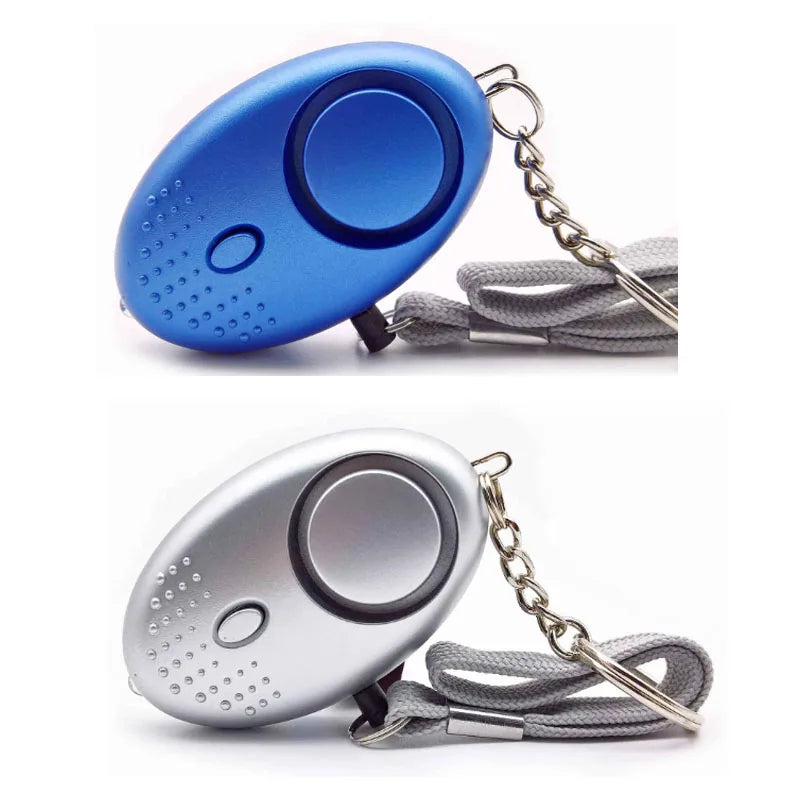 140dB Personal Safety Alarm Keychain — Emergency SOS Siren with LED Light