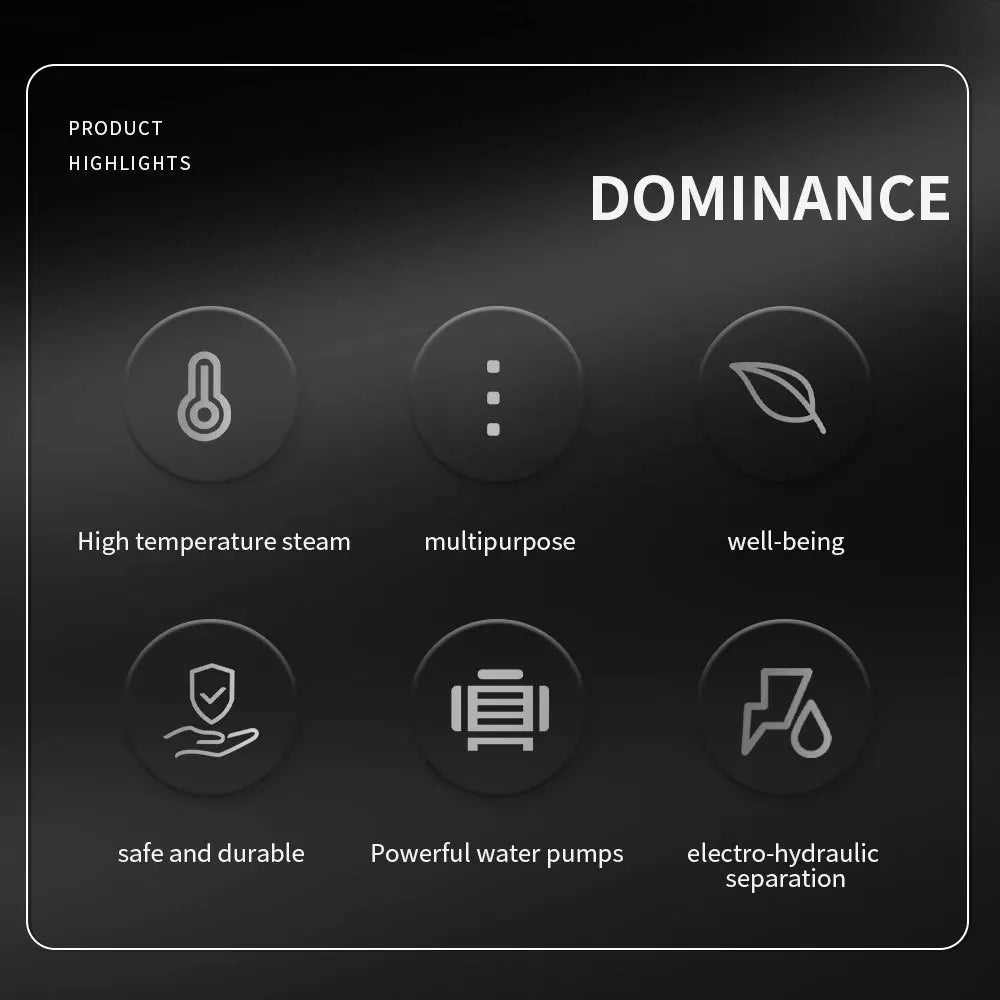 High-Power Digital Steam Cleaner — 2800W, Heavy-Duty Kitchen & Multi-Surface Cleaning