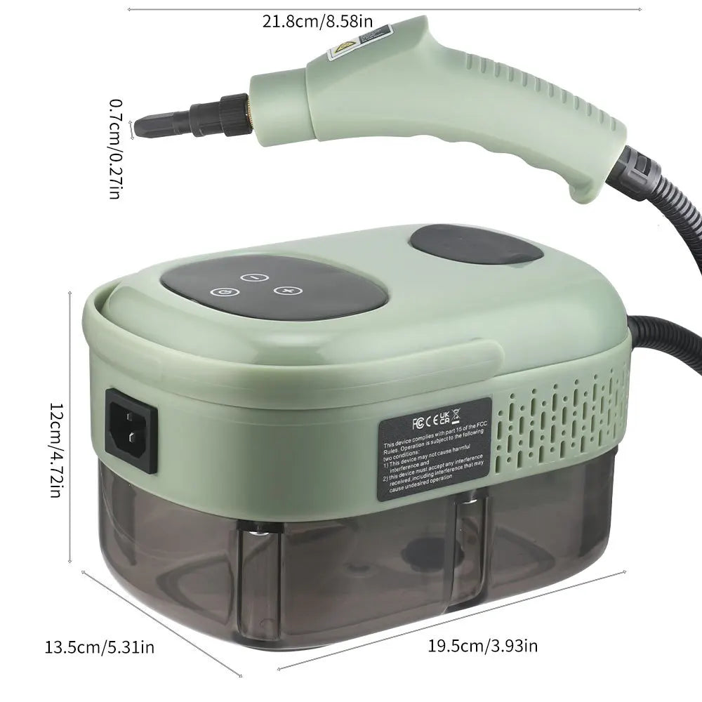 High-Power Digital Steam Cleaner — 2800W, Heavy-Duty Kitchen & Multi-Surface Cleaning