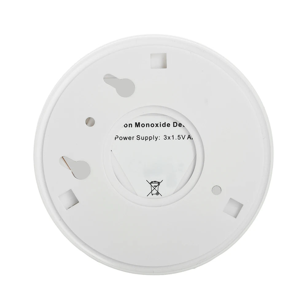 Carbon Monoxide Detector — LCD Display Alarm, Battery Operated